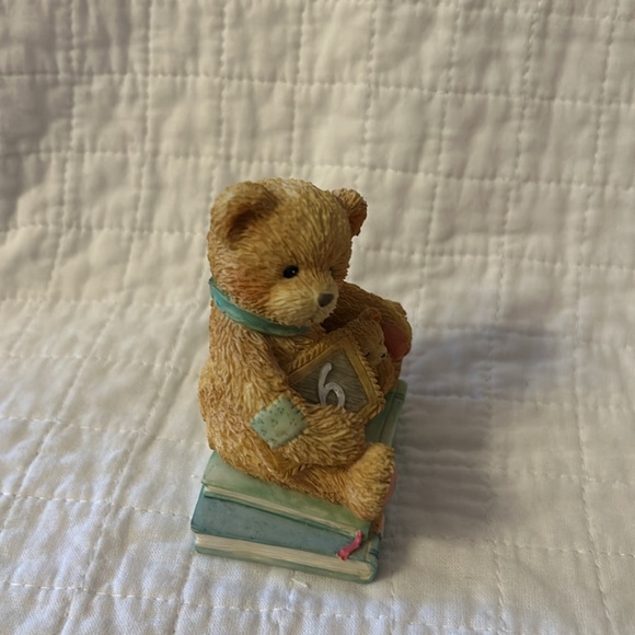 Cherished Teddie Bear Figurine- “Chalking Up Six Wishes” - Picture 2 of 9